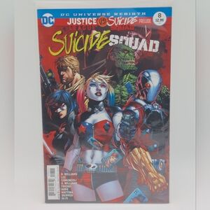 Justice League vs Suicide Squad Comic Book #8 2017 Harley Quinn Cover
